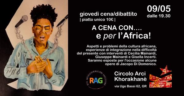 A cena con... e PER l'AFRICA!