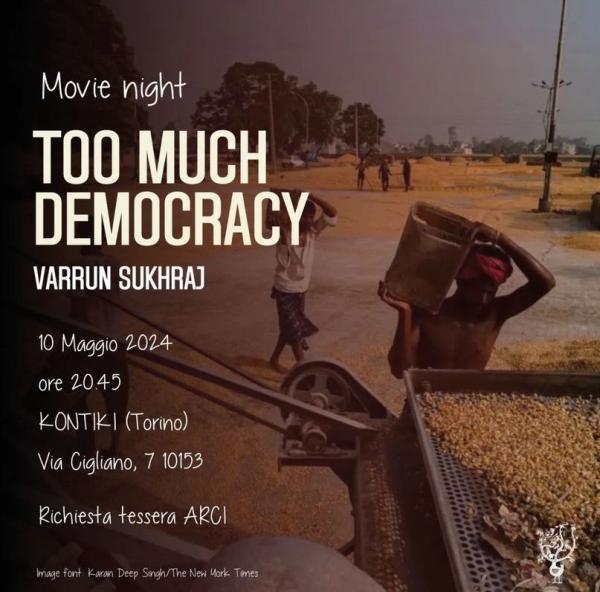 TOO MUCH DEMOCRACY