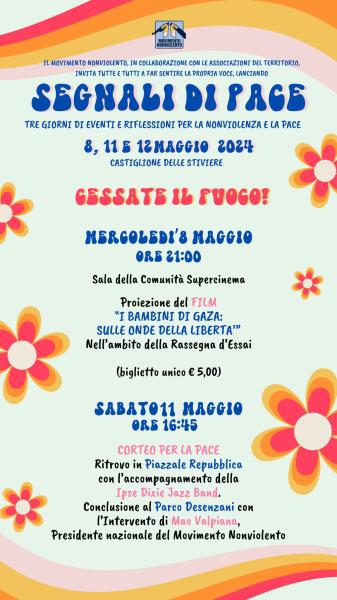 SEGNALI DI PACE - Cessate il fuoco!