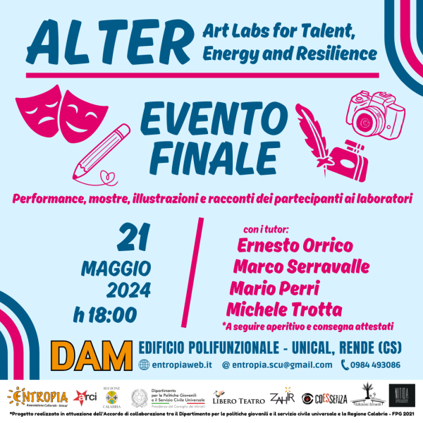 ALTER "Art Labs for Talent Energy and Resilience" - EVENTO FINALE