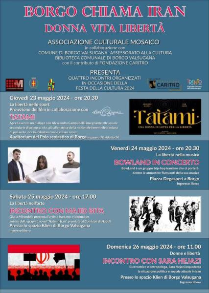 Borgo chiama Iran – Donna vita libertà / Ass. Mosaico