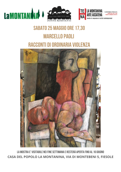 Casa del Popolo La Montanina - Sabato 25 Maggio ore 17,30 - Arte Accatena