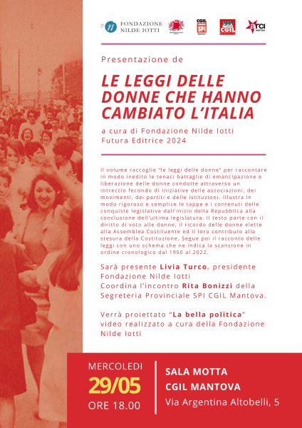 LE LEGGI DELLE DONNE CHE HANNO CAMBIATO L’ITALIA