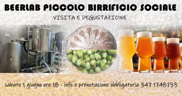 Visita al piccolo birrificio sociale con degustazione