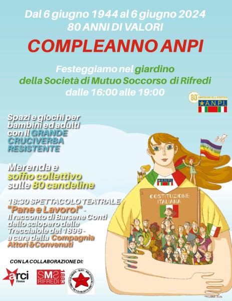 Festa per l'80° Compleanno dell'ANPI