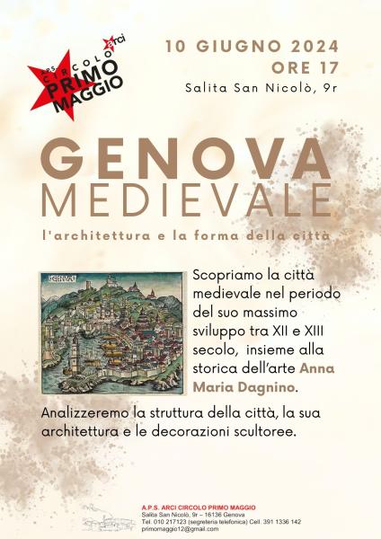 GENOVA MEDIEVALE. l 'architettura e la forma della città.
