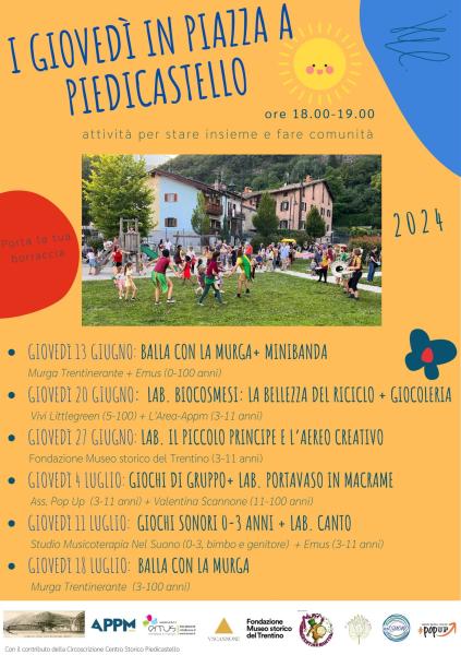 I giovedì in piazza a Piedicastello