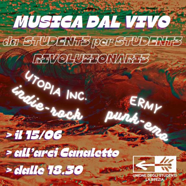 Musica dal vivo da studentə per studentə rivoluzionariə!