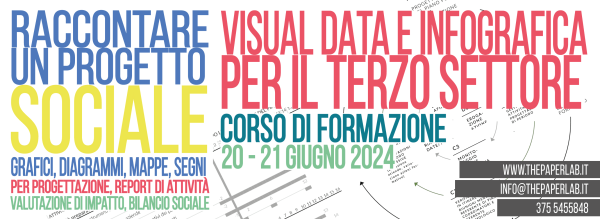 VISUAL DATA E INFOGRAFICA PER IL TERZO SETTORE – 20 E 21 GIUGNO 2024