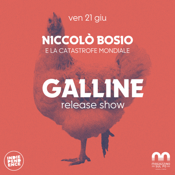 Niccolò BOSIO e la Catastrofe Mondiale | GALLINE Release Show