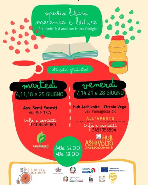 Spazio libero merenda e letture