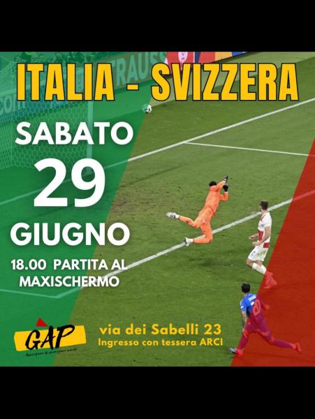 SABATO 29 GIUGNO l’ITALIA è al GAP! ⚽️🏟️