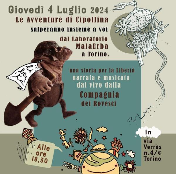 Le avventure di Cipollina - uno spettacolo per tuttx, soprattutto i piccinx