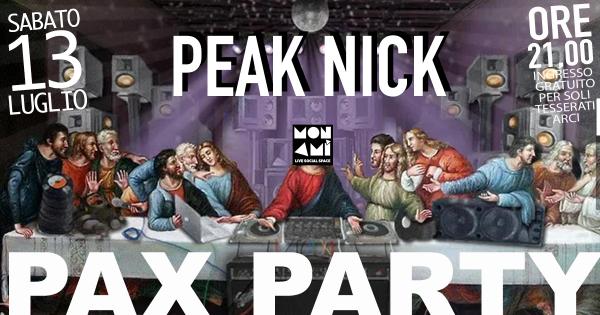 PAX PARTY DJ PEAK NICK