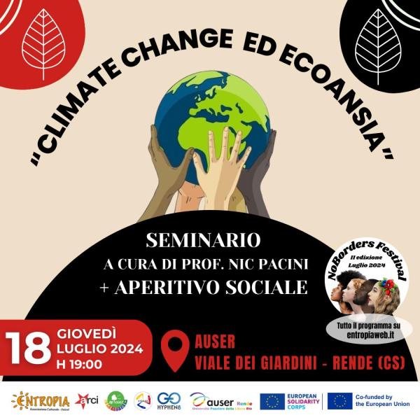 NoBorders Festival - Seminario "Climate Change & Ecoansia"