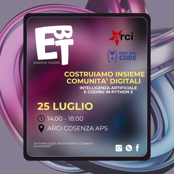 Easier By Talking - Costruiamo insieme comunità digitali