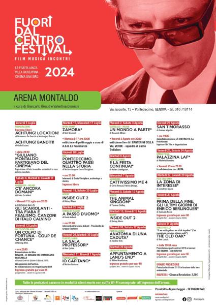 CINEMA ALL'APERTO PONTEDECIMO : ARENA MONTALDO