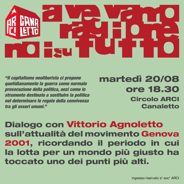 AVEVAMO RAGIONE NOI, SU TUTTO