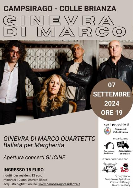 Ginevra Di Marco LIVE @ CAMPSIRAGO