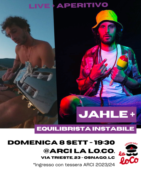 Jahle + Equilibrista instabile LIVE