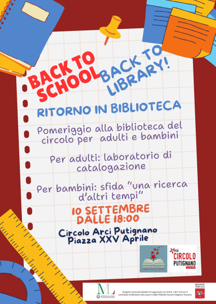 Back to school back to library