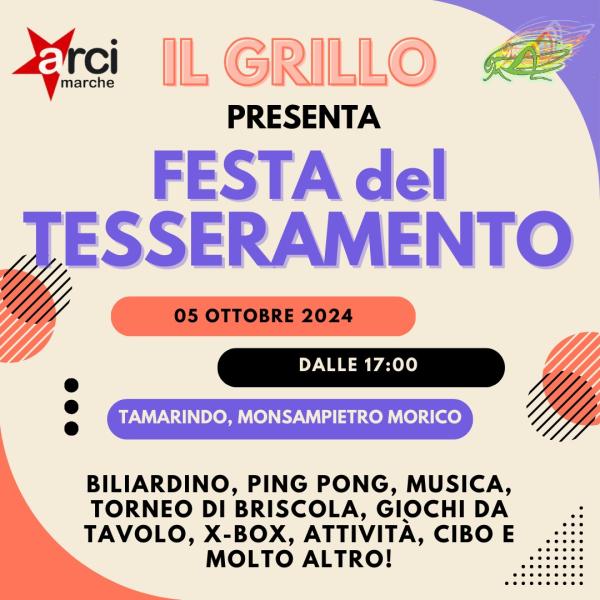 Festa del tesseramento
