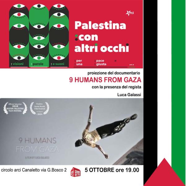 9 HUMANS FOR GAZA. Il documentario