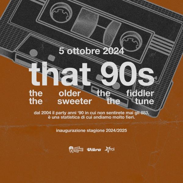 That 90S party anni '90 con i djs di Radio Antenna 1