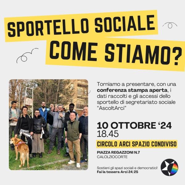 Sportello sociale, come stiamo?