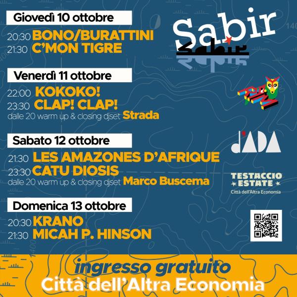La musica a Sabir la porta Roma Incontra il Mondo