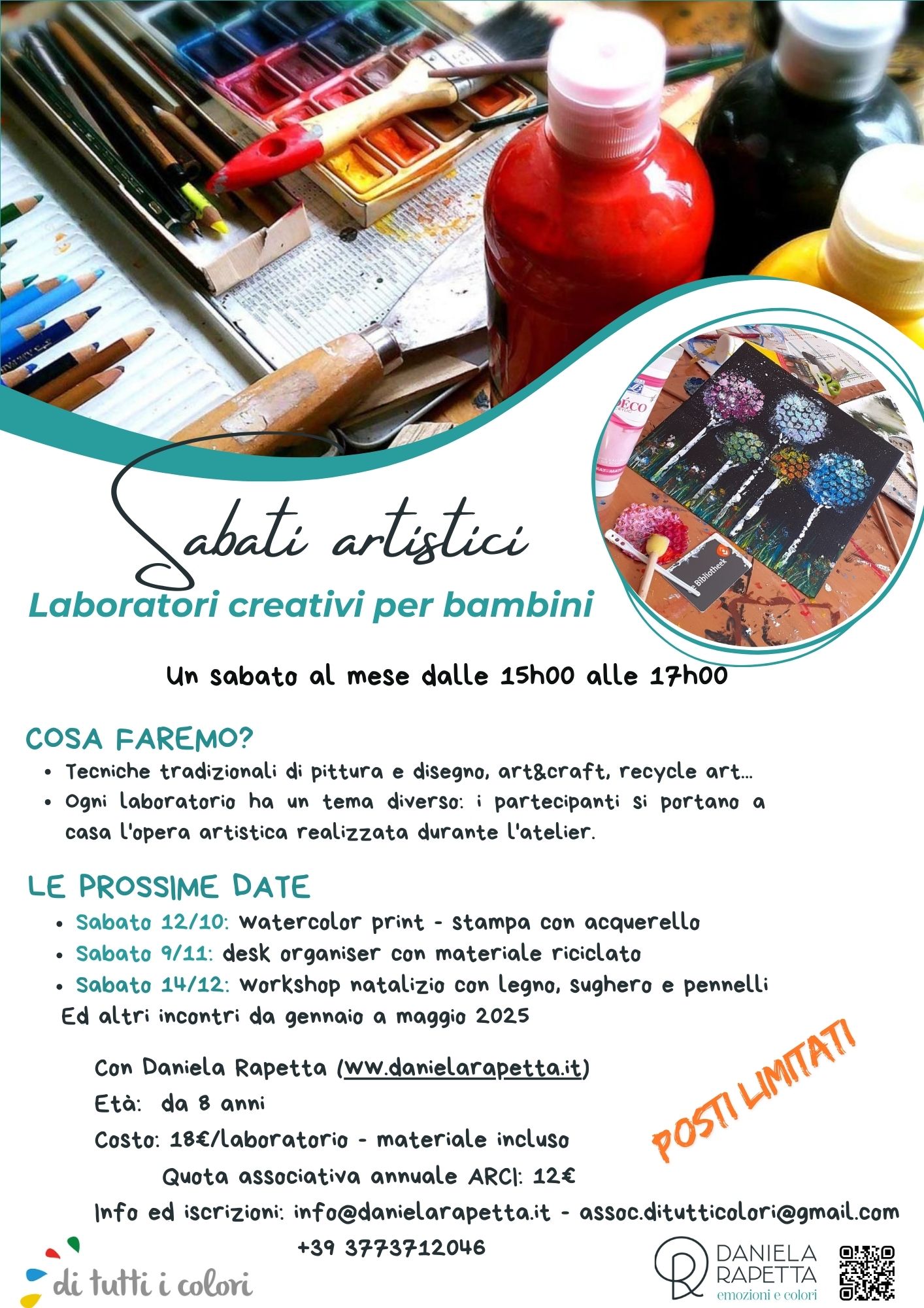 Sabati artistici: Laboratori creativi per bambini