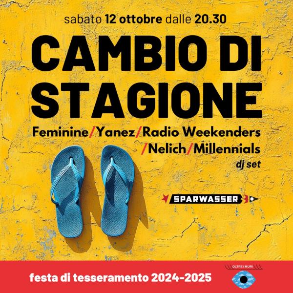 Cambio di stagione - Festa di tesseramento