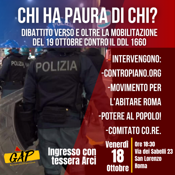 CHI HA PAURA DI CHI?