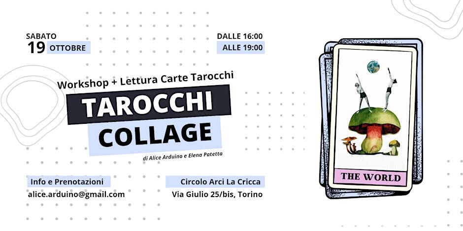 Workshop Tarocchi Collage e Lettura delle Carte – Sabato 19 ottobre