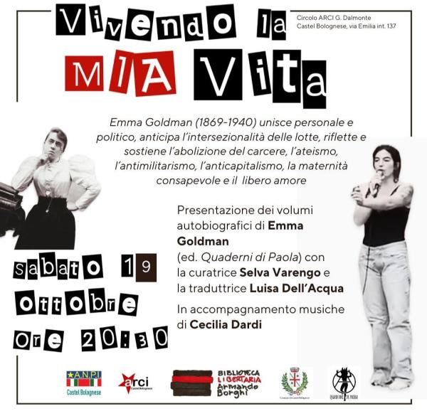 Presentazione libro "Vivendo la mia vita" di Paola Goldman