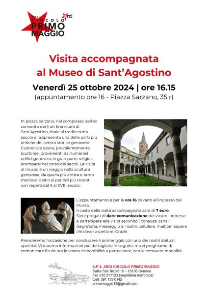 Visita accompagnata al Museo di Sant'Agostino