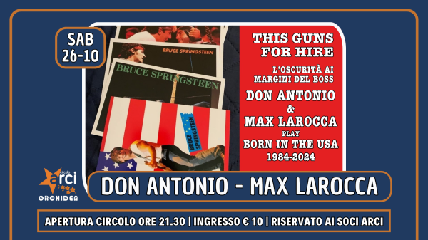 DON ANTONIO & MAX LAROCCA play "BORN IN THE USA"