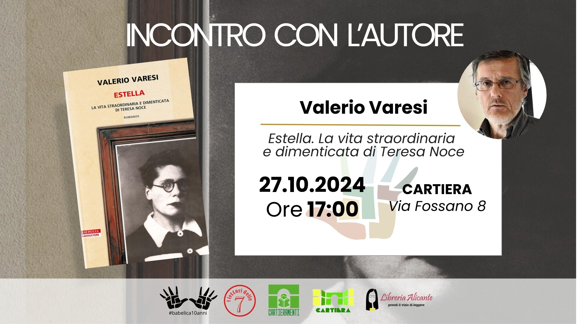 Presentazione di "Estella. La vita straordinaria e dimenticata di Teresa Noce" di Valerio Varesi