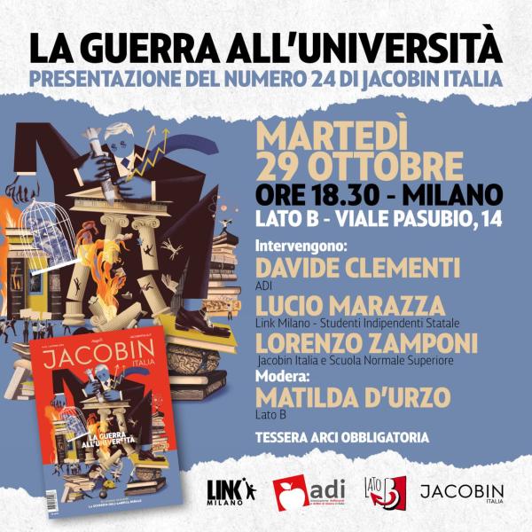 La guerra all'università | Presentazione Jacobin
