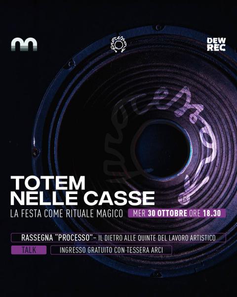 Totem delle casse: la festa come rituale magico