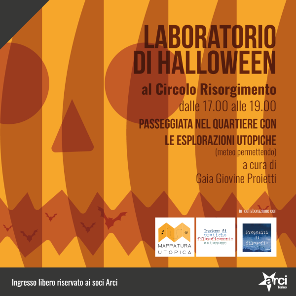 Laboratorio di Halloween e passeggiata in quartiere