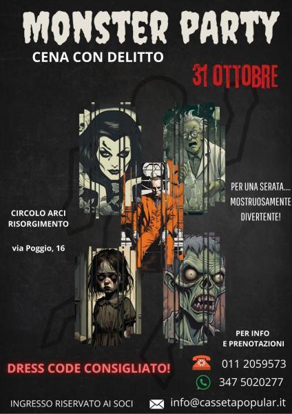 Monster Party - cena con delitto