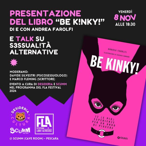 Be Kinky! - Presentazione libro di Andrea Farolfi