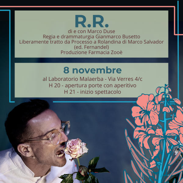 R.R. Spettacolo teatrale di e con Marco Duse