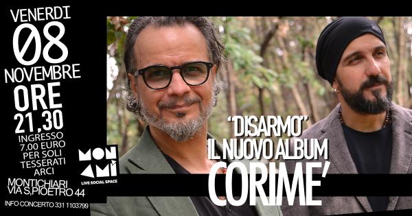 “DISARMO” Il nuovo album dei Corimè