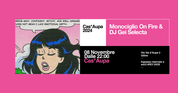 MONOCIGLIO ON FIRE e DJ GEI selecta