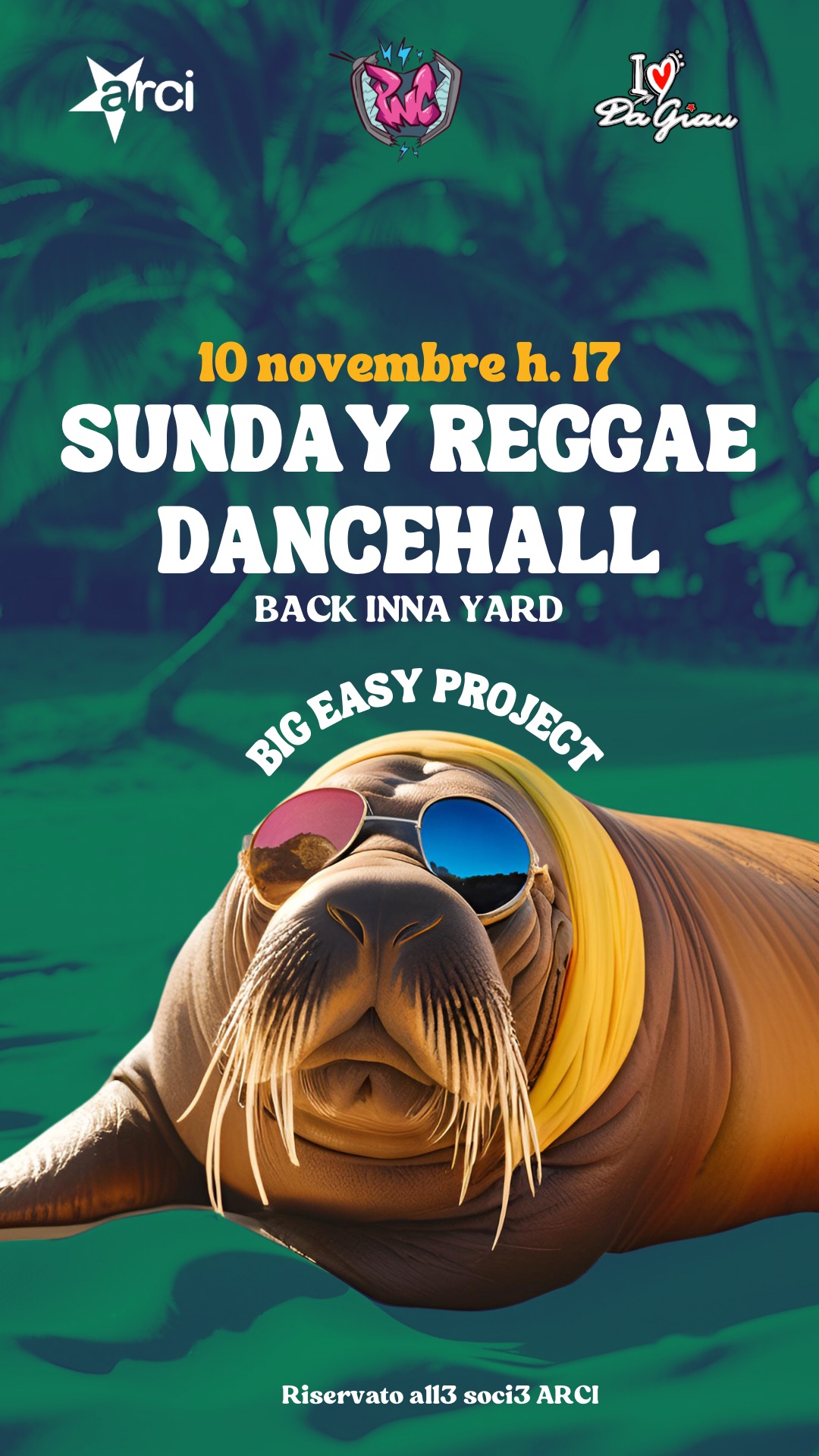 Sunday Raggae Dancehall - Back Inna Yard con il Sound Big Easy Project