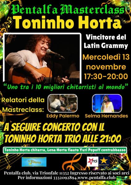TONINHO HORTA Masterclass