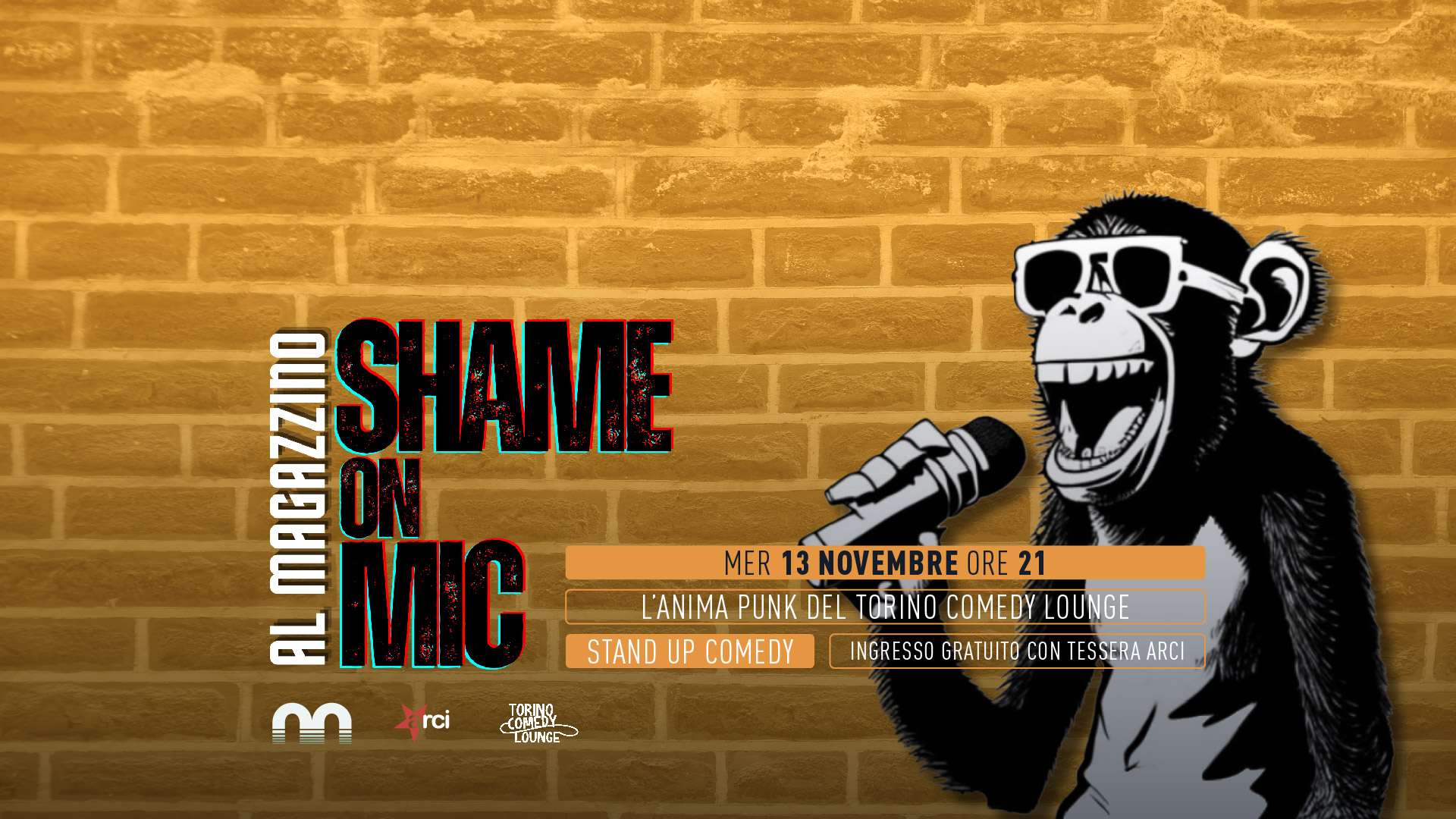 Shame on mic - L'anima punk del Torino Comedy Lounge