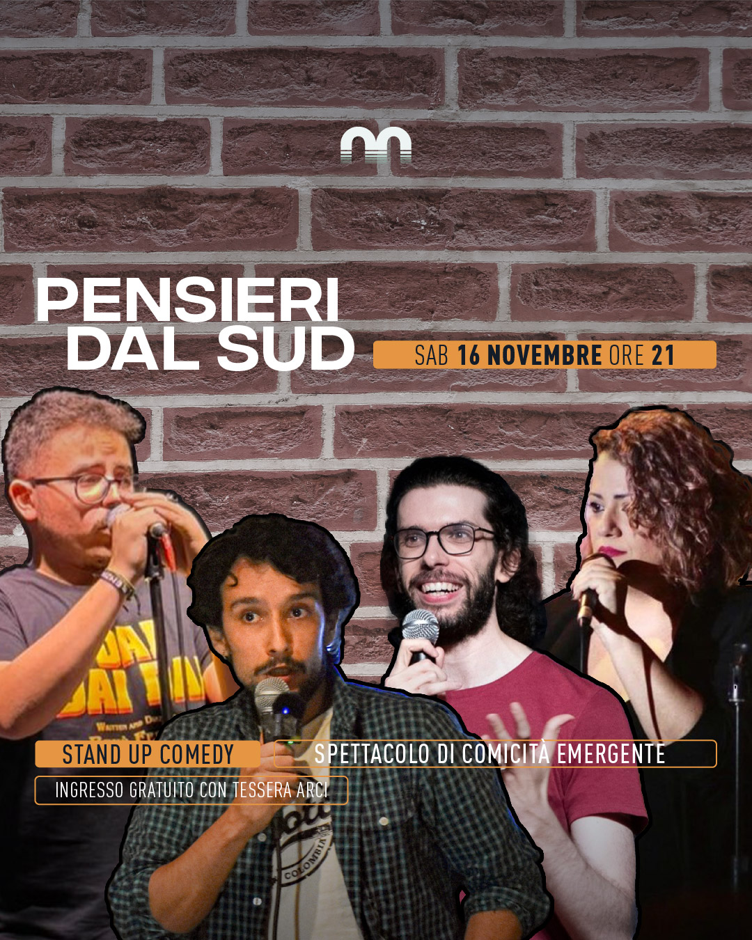 Pensieri dal Sud – Spettacolo di comicità emergente
